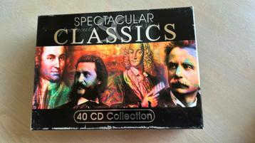 40 CD Collection Spectacular Classics beschikbaar voor biedingen