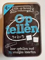 Blik op Leren Optellen - 50 Kaarten, Ophalen of Verzenden, Zo goed als nieuw
