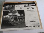 Vintage Modelset Modelkasten voor de rupsbanden van een Japa, Overige merken, Gebruikt, Tank, Verzenden