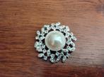 Mooie vintage strass broche, Ophalen of Verzenden, Zo goed als nieuw, Overige materialen