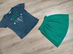 Set Nik&Nik plissé rok en Vingino shirt mt 16 170/176 zgan, Meisje, Nik&Nik, Ophalen of Verzenden, Zo goed als nieuw