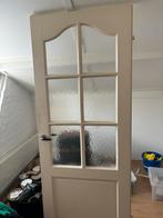 Zware deur met ramen, 85(83)x 2011 cm, Doe-het-zelf en Verbouw, Ophalen, Gebruikt, 80 tot 100 cm, Overige typen