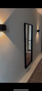 Ikea Nissedal Spiegel zwart, Huis en Inrichting, Woonaccessoires | Spiegels, Ophalen, Minder dan 50 cm, Zo goed als nieuw, 150 tot 200 cm