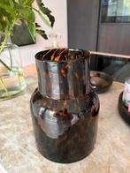 Panterprint Vaas - Stijlvol en Uniek!, Overige kleuren, Ophalen of Verzenden, Minder dan 50 cm, Glas