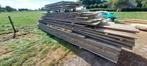 Partij steigerplanken & Partij balken, Doe-het-zelf en Verbouw, Hout en Planken, Ophalen, Gebruikt, 25 tot 50 mm, Plank