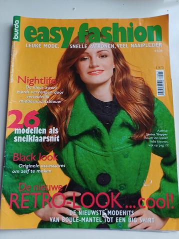 Burda easy fashion patronen naaien retro