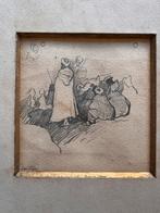 Jacobus van Looy - Tekening, Ophalen of Verzenden