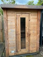 Buiten sauna van robuustesauna punt nl 125X100 3.6 kw kachel, Complete sauna, Gebruikt, Ophalen of Verzenden