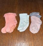 Sokjes baby met kant en antislip 3 stuks, Meisje, Ophalen of Verzenden, Zo goed als nieuw, Hema