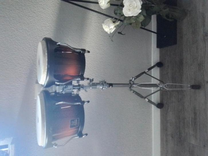 LP Aspire bongo's met standaard., Audio, Tv en Foto, Fotografie | Fotostudio en Toebehoren, Gebruikt, Overige typen, Ophalen of Verzenden