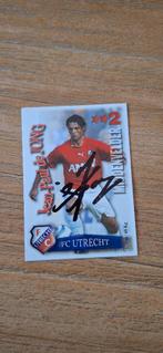Trading card met handtekening Jean Paul de Jong # FC Utrecht, Verzenden, Nieuw, F.C. Utrecht, Spelerskaart