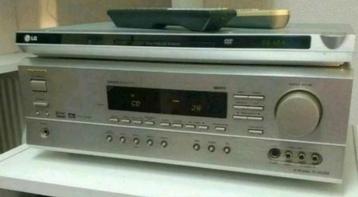 Onkyo receiver tx-sr500e + gratis lg cd dvd speler dvx-161 beschikbaar voor biedingen