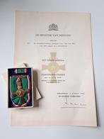Guinea Kruis met oorkonden met en zonder gesp 1962 zie info, Verzenden, Landmacht, Nederland, Lintje, Medaille of Wings