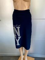 J320 Penn&Ink maat M=38/40 rok rokje travelstof donker-blauw, Kleding | Dames, Rokken, Maat 38/40 (M), Blauw, Penn and Ink, Ophalen of Verzenden