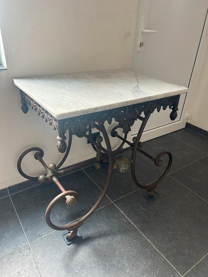 Unieke antieke beenhouwerstafel ruim 125 jaar oud, Antiek en Kunst, Antiek | Keukenbenodigdheden, Ophalen