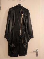 Elegante zwarte leren jas, Maat 38/40 (M), Zwart, Ophalen of Verzenden, Onbekend