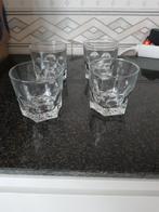 4 Wiskey glazen, Verzamelen, Glas en Borrelglaasjes, Zo goed als nieuw, Ophalen