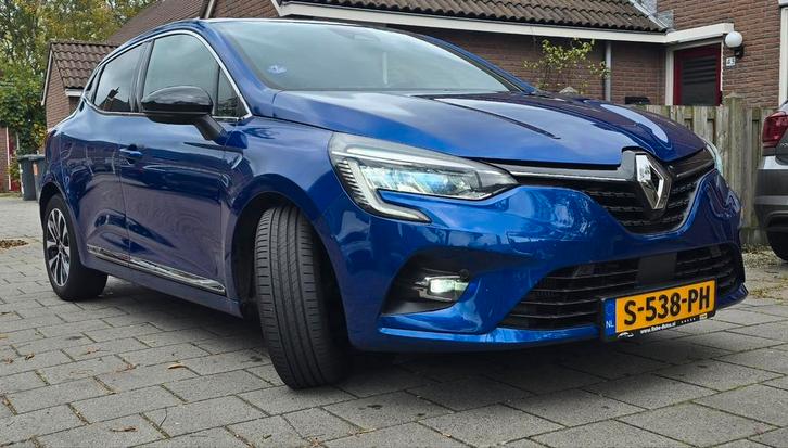 Renault Clio 1.0 TCe 100pk 2020 Blauw, Auto's, Renault, Particulier, Clio, Benzine, Hatchback, Handgeschakeld, Geïmporteerd, Blauw