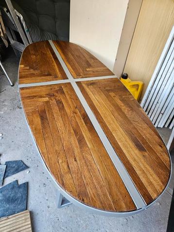 Salontafel ovaal handmade