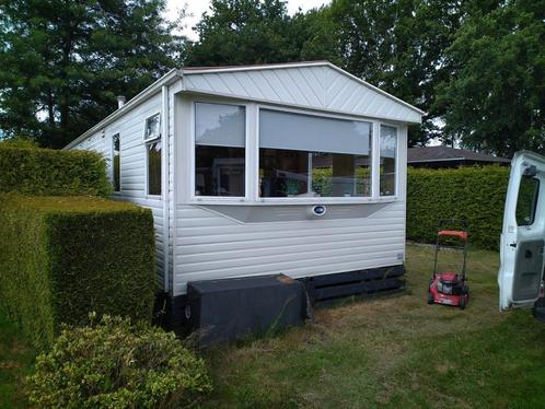 Te koop, ruime stacaravan 6 personen camping ' het Veenmeer', Caravans en Kamperen, Stacaravans, tot en met 6, Ophalen