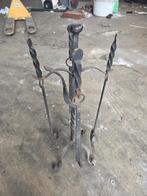 Vintage Smeedijzeren Haardstel, Ophalen