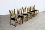 brutalist eetkamerstoelen | vintage stoelen | jaren 60 | eik, Hout, Gebruikt, Bruin, .
