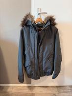 Woolrich Winterjas Heren Grijs Bont Maat S, Ophalen of Verzenden, Zo goed als nieuw, Maat 46 (S) of kleiner, Grijs