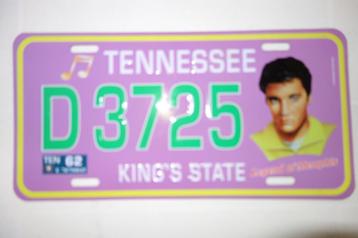Auto nummerbord Elvis Presley beschikbaar voor biedingen