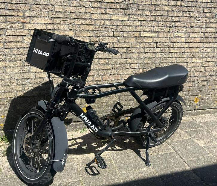 Knaap AMS Black Edition met AXXA 4*vouwslot, Fietsen en Brommers, Elektrische fietsen, Gebruikt, Overige merken, 50 km per accu of meer