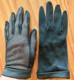 Zwarte open handschoentjes, maat M, Ophalen of Verzenden, Zo goed als nieuw, Handschoenen