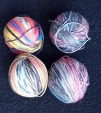 (Ds24#003) 4 bollen gemeleerd breigaren., Hobby en Vrije tijd, Breien en Haken, Ophalen of Verzenden, Nieuw, Breien of Haken, Wol of Garen