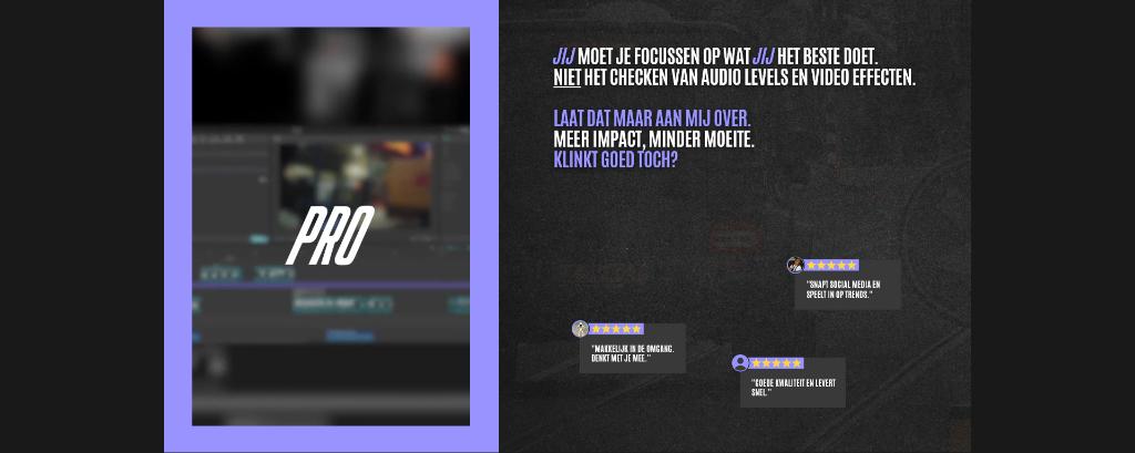 Video Editor Youtube, Tiktok, Instagram (Long & Short Form), Diensten en Vakmensen, Film- en Videobewerking, Montage of Bewerking