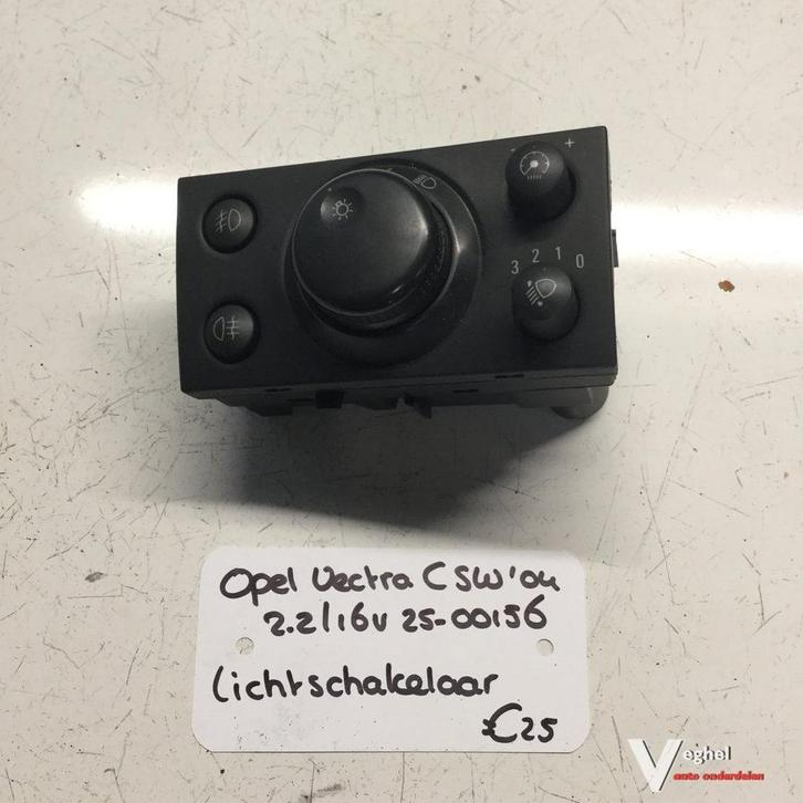 Opel Vectra C Station 2.2 16v 2004 2500116  Lichtschakelaar, Auto-onderdelen, Dashboard en Schakelaars, Gebruikt, Ophalen of Verzenden