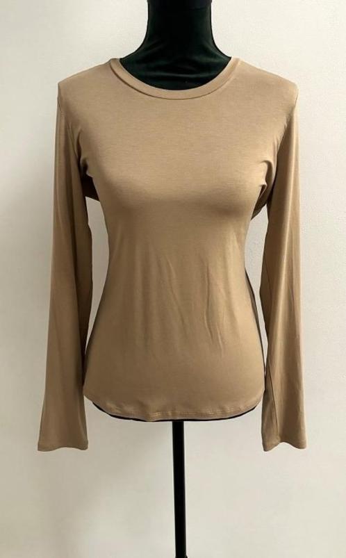 NIEUW! Max Mara Weekend Multie shirt longsleeve top camel L, Kleding | Dames, Tops, Nieuw, Maat 42/44 (L), Bruin, Lange mouw, Verzenden