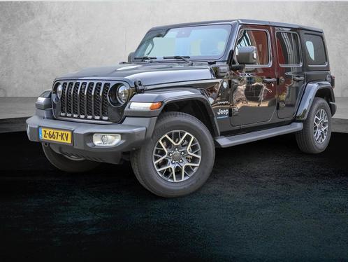 Jeep Wrangler Unlimited 4xe 380pk Sahara | 1ste eig. | LEER, Auto's, Jeep, Bedrijf, Te koop, Wrangler, ABS, Achteruitrijcamera
