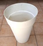 Tuin = Pot = Ronde Hoge Kunststof - ELHO loft urban 22l wit, Kunststof, Gebruikt, Rond, 40 tot 70 cm