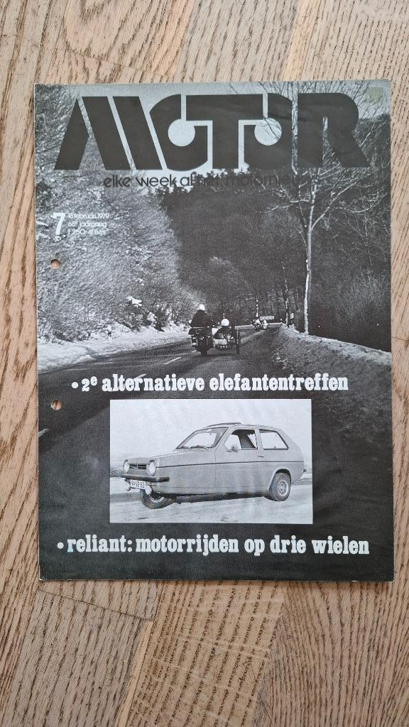 Reliant Robin 850, overdruk folder 1979, Boeken, Auto's | Folders en Tijdschriften, Gelezen, Overige merken, Ophalen of Verzenden