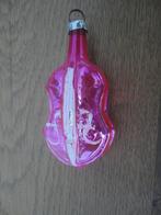Oude glazen kerstbal viool / gitaar / bas, Antiek en Kunst, Curiosa en Brocante, Ophalen of Verzenden