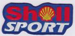 Shell Sport stoffen opstrijk patch embleem #8, Ophalen of Verzenden