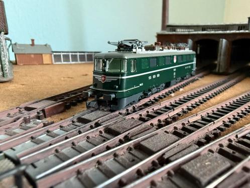 Zwitserse lok Ae 6/6, Hobby en Vrije tijd, Modeltreinen | N-Spoor, Zo goed als nieuw, Locomotief, Gelijkstroom, Fleischmann, Ophalen of Verzenden