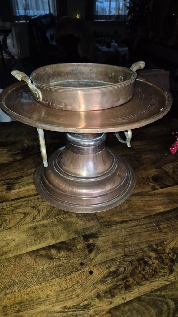 koperen kolen set, Antiek en Kunst, Antiek | Koper en Brons, Koper, Ophalen of Verzenden