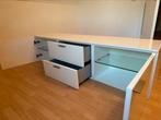 Prachtige set hoogglans wit tv-meubel en dressoir, Huis en Inrichting, Complete inboedels, Ophalen