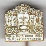 Speldje WITTE RUTH DRAAIORGEL ANNO 1904 TH. KOEK (A5), Verzamelen, Speldjes, Pins en Buttons, Verzenden, Gebruikt, Overige onderwerpen