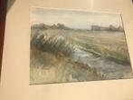 aquarel landschap ron terpstra, Antiek en Kunst, Ophalen of Verzenden