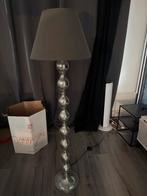 Stijlvolle zilveren vloerlamp stalamp lamp, Huis en Inrichting, Lampen | Vloerlampen, Ophalen of Verzenden, Zo goed als nieuw