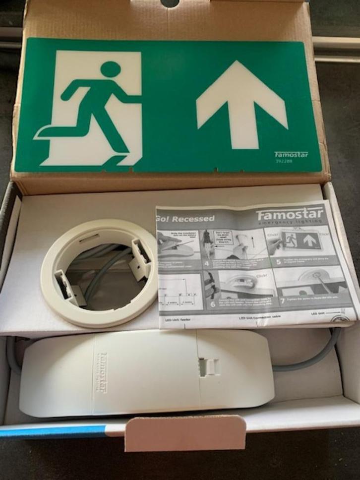 NOODVERLICHTING PPA -1  FAMOSTAR GO !, Doe-het-zelf en Verbouw, Bouwverlichting, Nieuw, Armatuur, Minder dan 50 watt, Ophalen of Verzenden