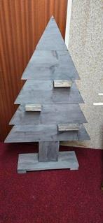 Kerstboom steigerhout 132 cm hoog greywash, Diversen, Ophalen, Zo goed als nieuw