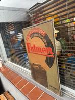 Vintage Fulmen Accu Reclamebord, Verzamelen, Merken en Reclamevoorwerpen, Reclamebord, Gebruikt, ., Ophalen of Verzenden