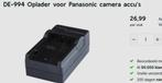panasonic charger de994, Verzenden, Nieuw