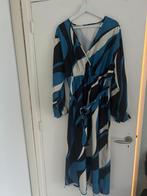Jurk blauw met wit maat 2XL, Ophalen of Verzenden, Zo goed als nieuw, Blauw, Jurk